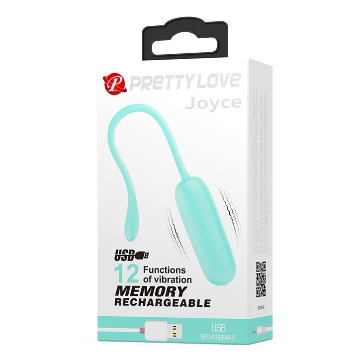 Pretty Love Joyce Vibrating Egg - Turquoise BI-014665-1