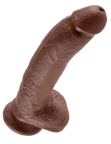 King Cock 9-Inch Cock With Balls - Brown PD5508-29