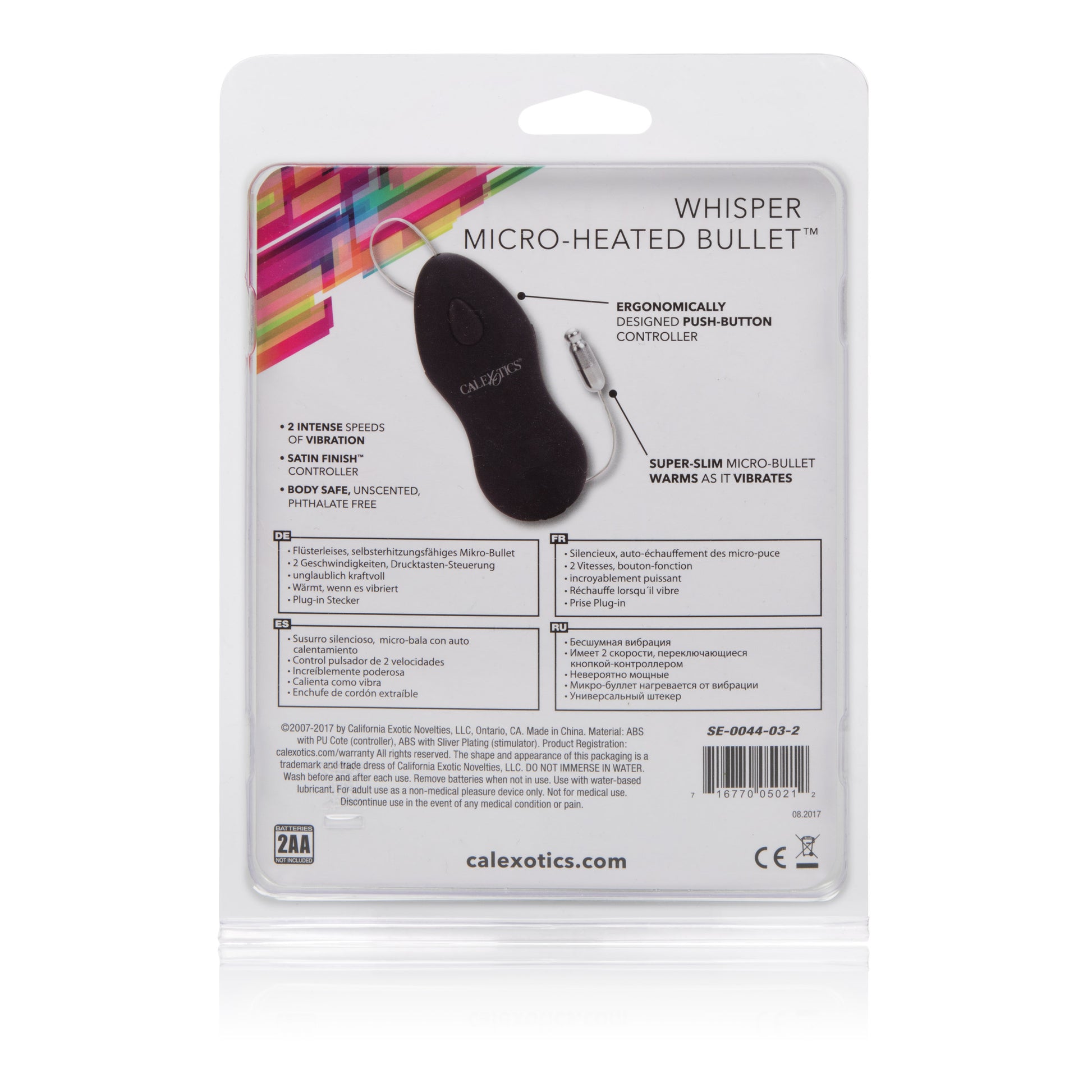 Whisper Micro Heated Bullet - Black SE0044032