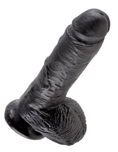 King Cock 8-Inch Cock With Balls - Black PD5507-23