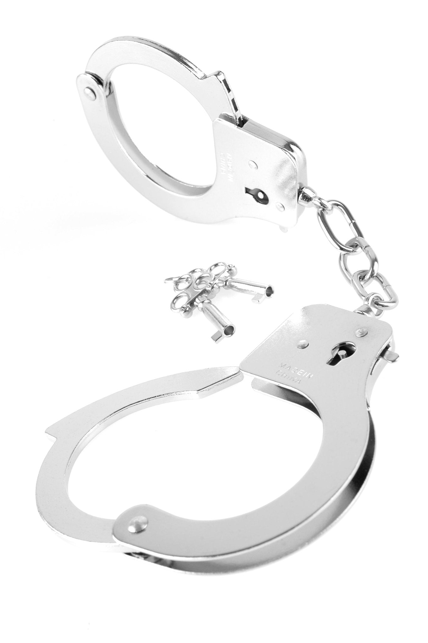 Fetish Fantasy Series Metal Handcuffs - Silver PD3801-26