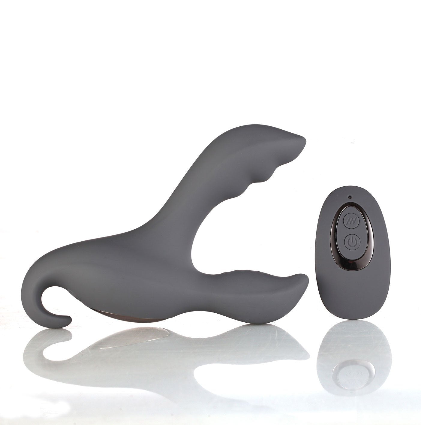 Apollo 15-Function Remote Control Prostate  Massager - Grey MTMA108