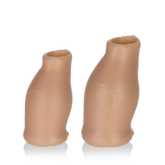 Hood Moreskin Silicone Faux Foreskin - Light Tone - Small/medium OX-1353-SM-L