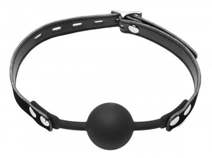 Premium Hush Ball Silicone Comfort Forming Locking Ball Gag MS-AE236