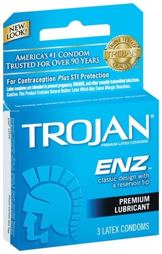 Trojan Enz Lubricated - 3 Pack TJ93050