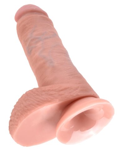 King Cock 8-Inch Cock With Balls - Flesh PD5507-21