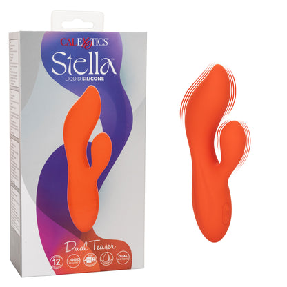 Stella Liquid Silicone Dual Teaser - Orange SE4368303