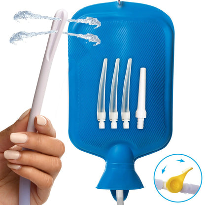 Deluxe Shower Enema Kit - Blue CS-AH319