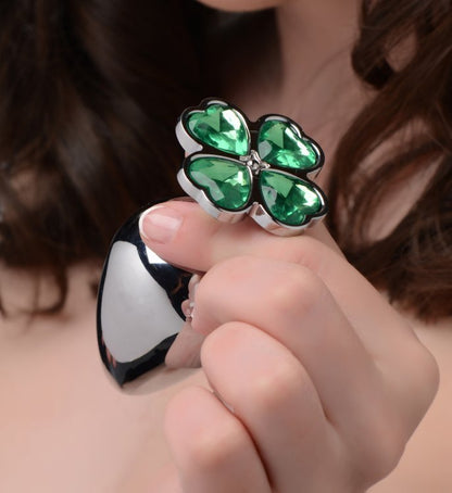 Lucky Clover Gem Anal Plug - Small BTYS-AG185-SML