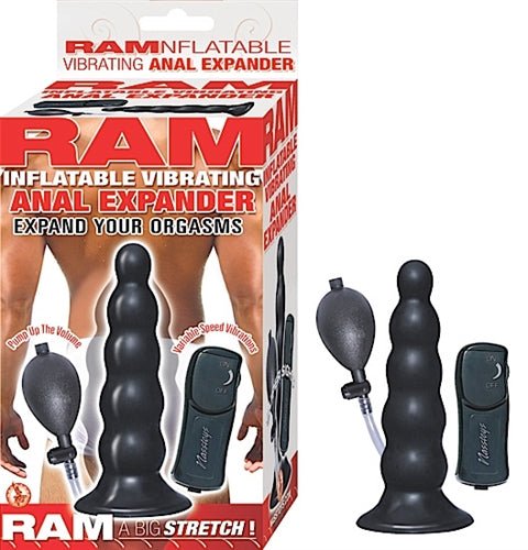 Ram Inflatable Vibrating Anal Expander - Black NW2407