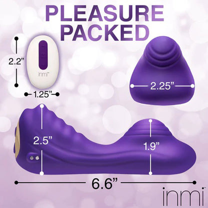 Vibrating Silicone Grinder - Purple INM-AH145