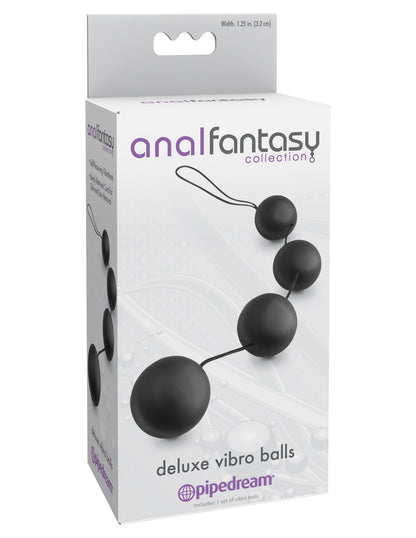 Anal Fantasy Collection Deluxe Vibro Balls - Black PD4642-23