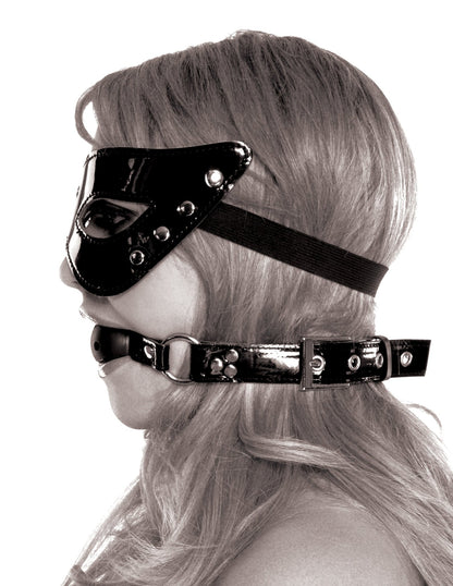 Fetish Fantasy Limited Edition Masquerade Mask and Ball Gag PD4447-23