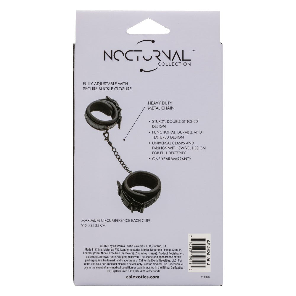 Nocturnal Collection Wrist Cuffs - Black SE2678153