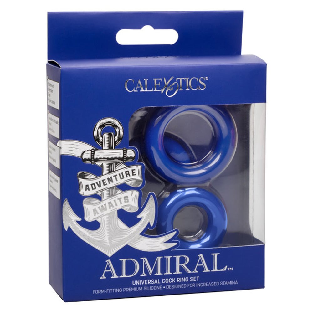 Admiral Universal Cock Ring Set - Blue SE6010503