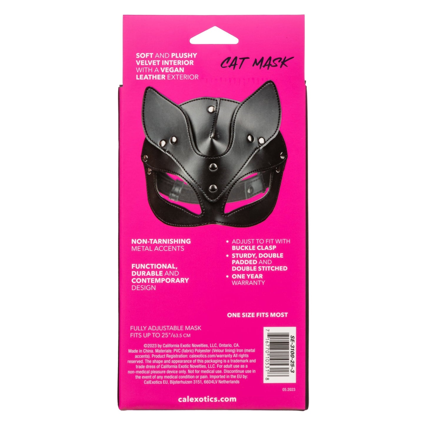 Euphoria Collection Cat Mask - Black SE3100253