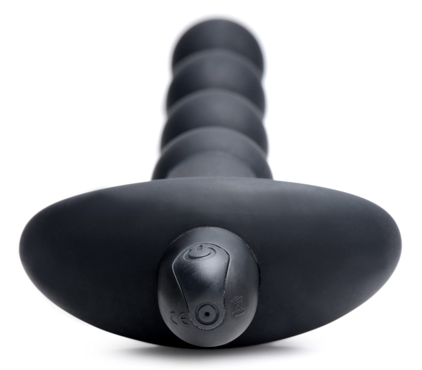 Bang - Vibrating Silicone Anal Beads and Remote Black BNG-AG614-BLK