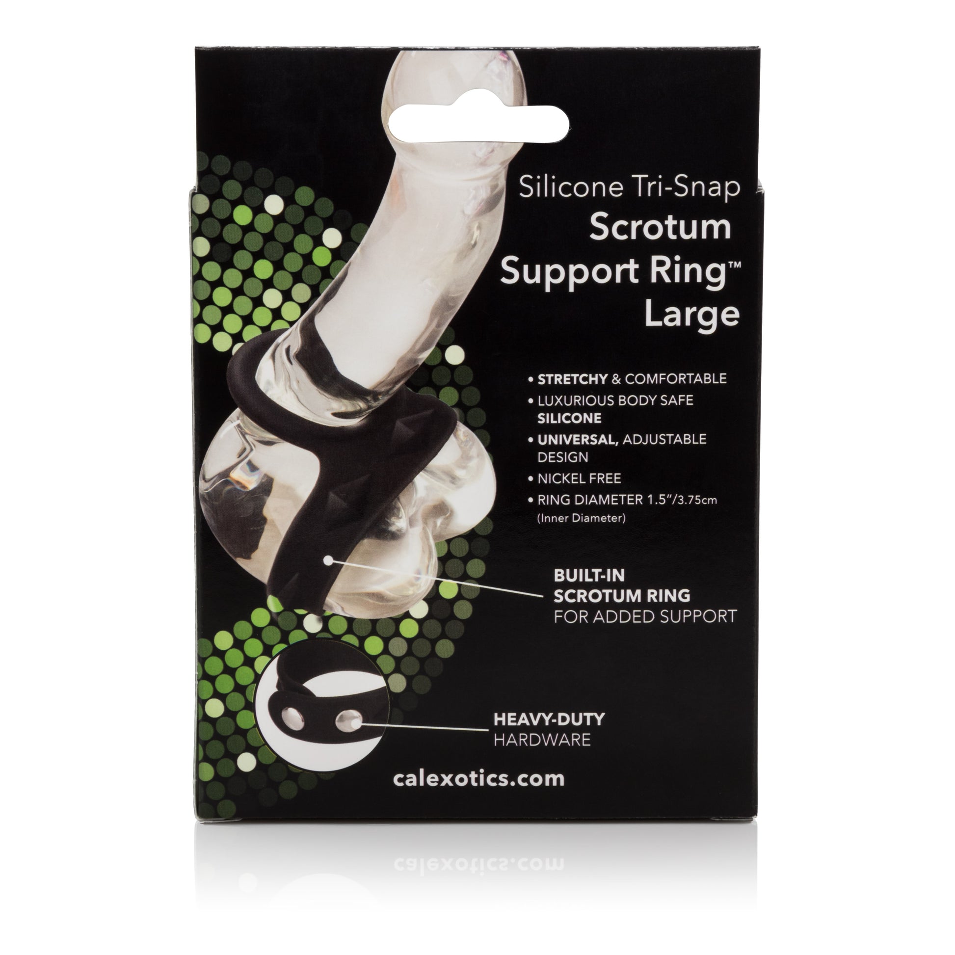 Silicone Tri-Snap Scrotum Support Ring - Large SE1413203