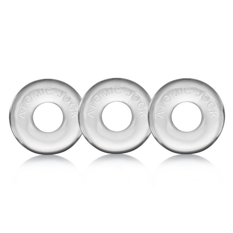 Ringer 3-Pack Do-Nut-1 - Clear OX-1324-CLR