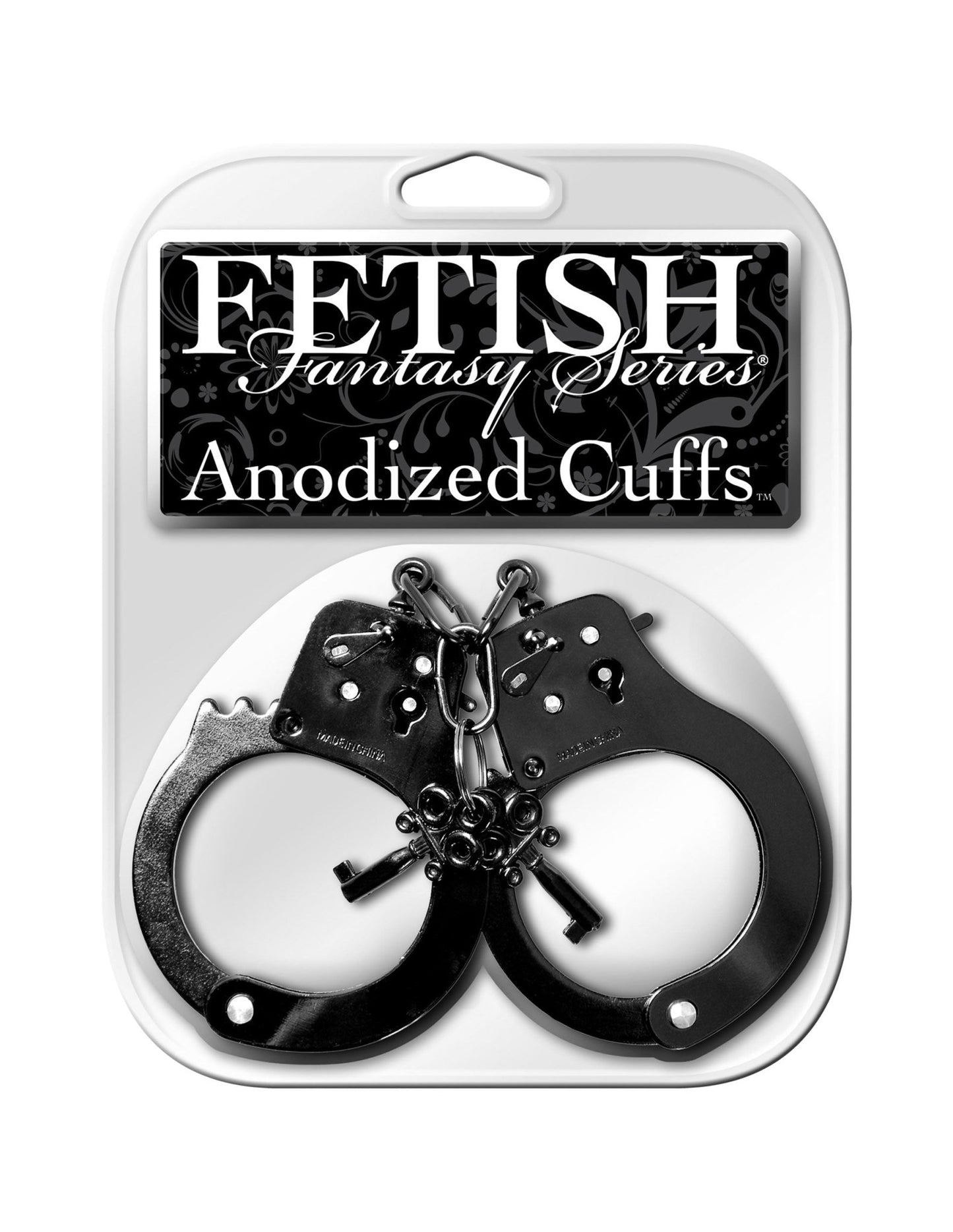 Fetish Fantasy Series Anodized Cuffs - Black PD3816-23