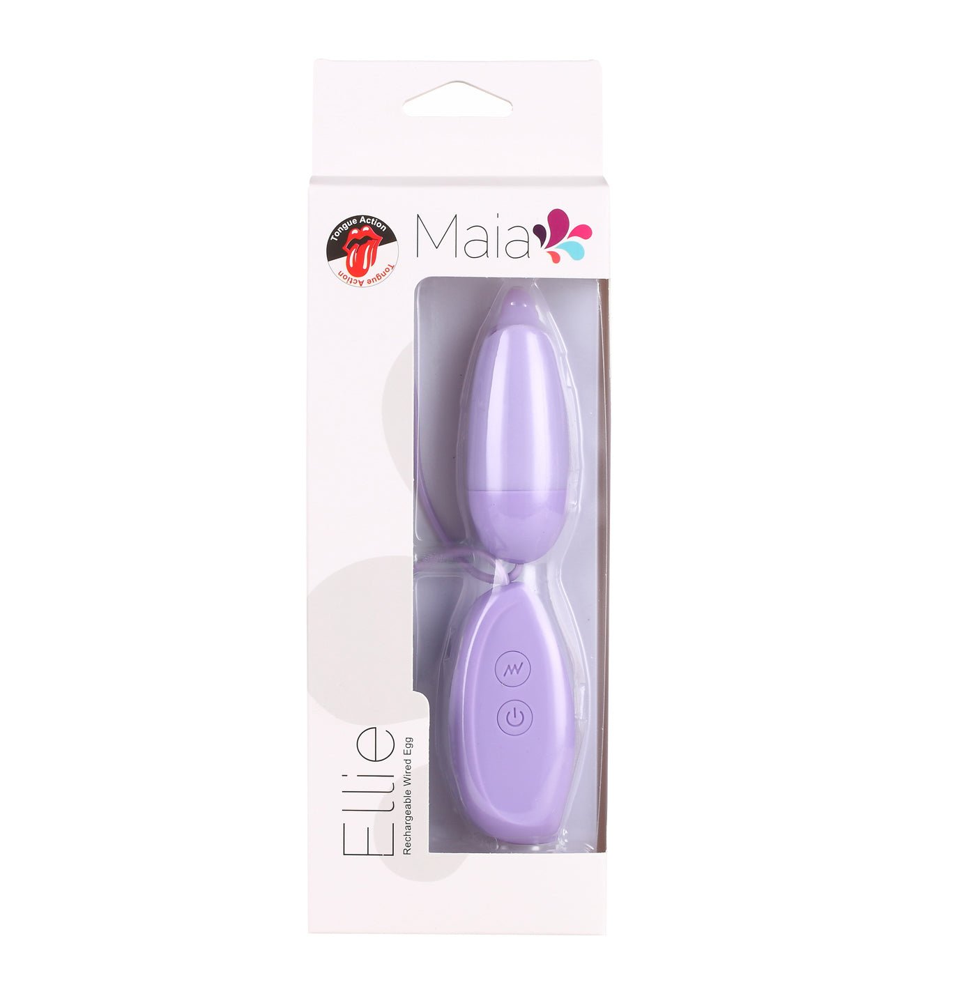 Ellie Wired Bullet Vibrator - Purple MTJM-19112