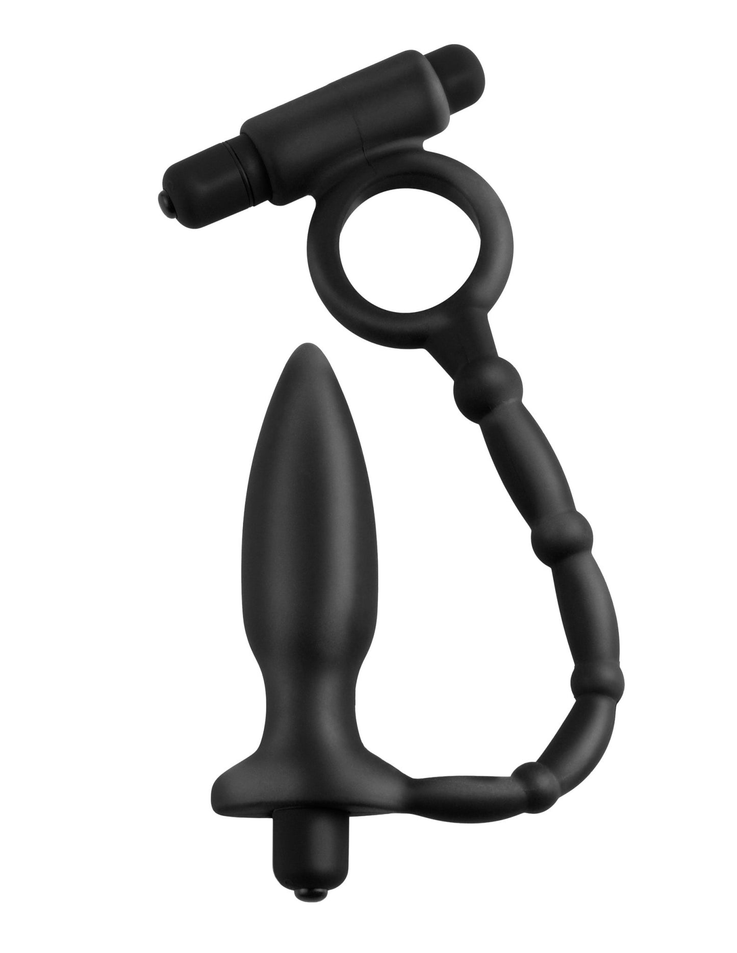 Anal Fantasy Collection Ass Kicker With Cockring - Black PD4609-23