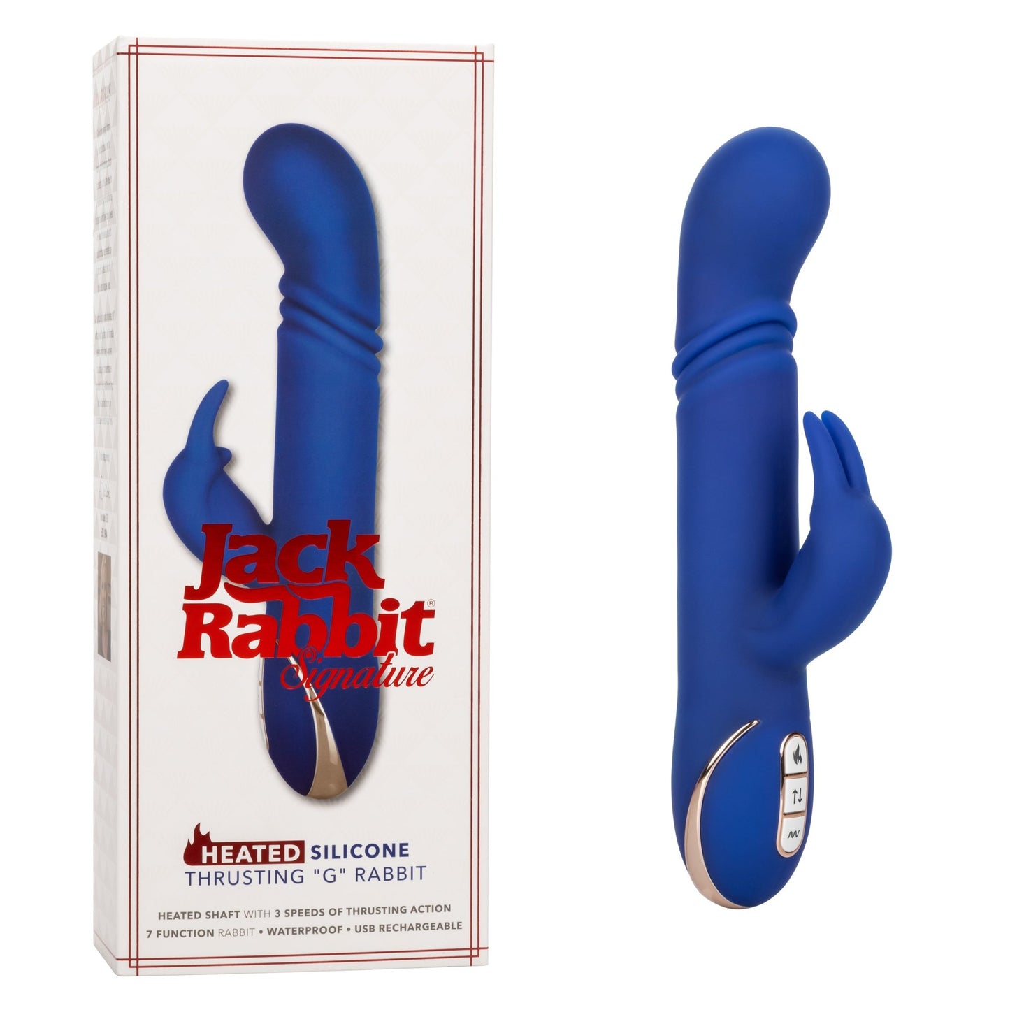 Jack Rabbit Signature Heated Silicone Thrusting G Rabbit SE0609603