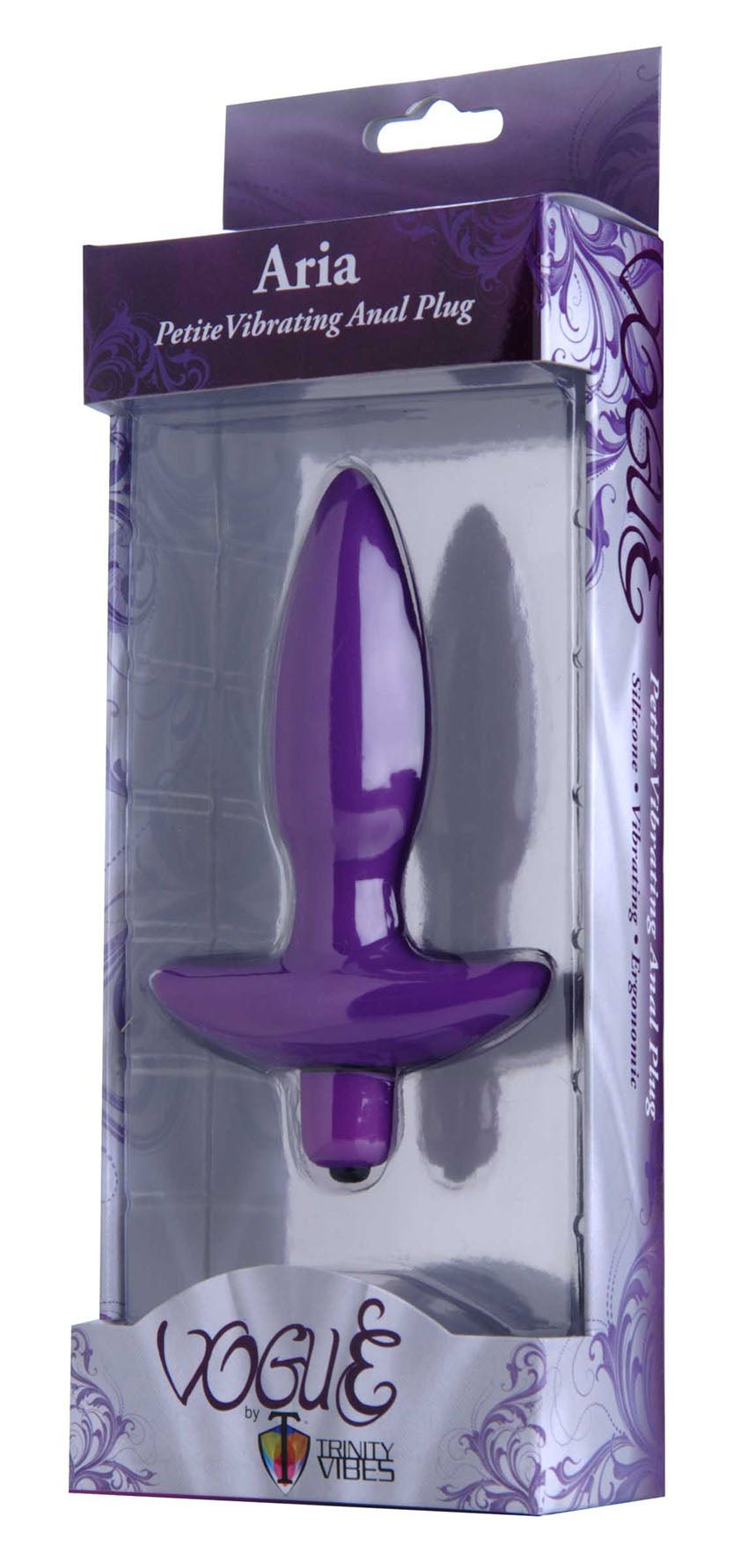 Aria Vibrating Silicone Anal Plug - Small TV-AD330-SMALL