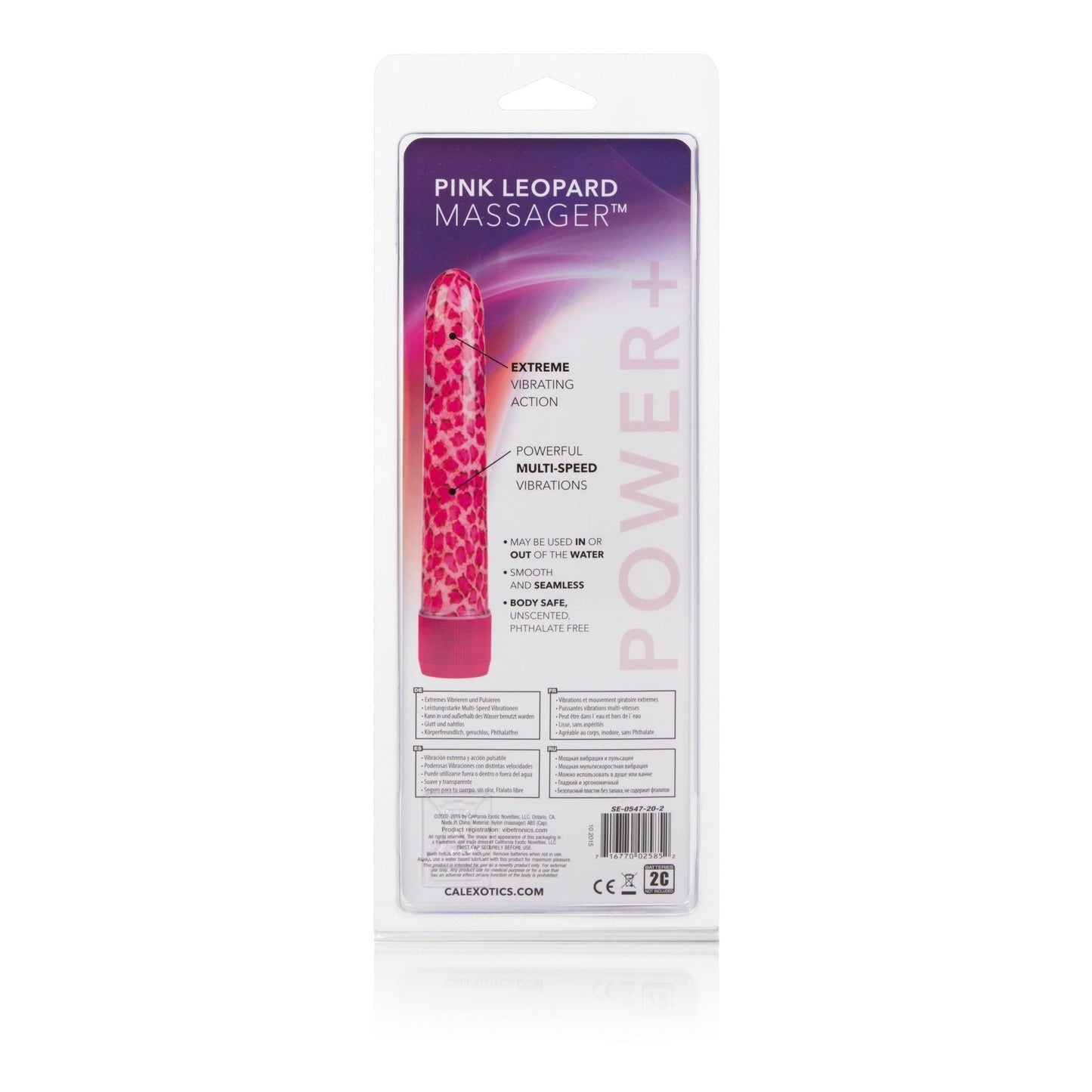 Leopard Massager - Pink SE0547202