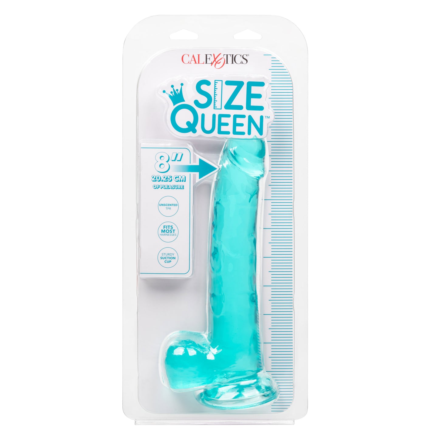 Size Queen 8 Inch - Blue SE0261102