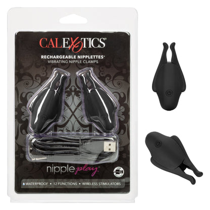 Nipple Play Rechargeable Nipplettes - Black SE2589502