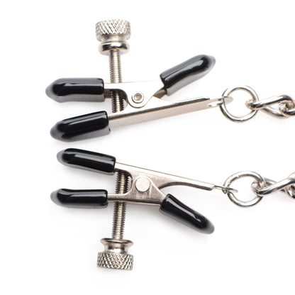 Titty Taunter Nipple Clamps With Weighted Bead MS-AG542