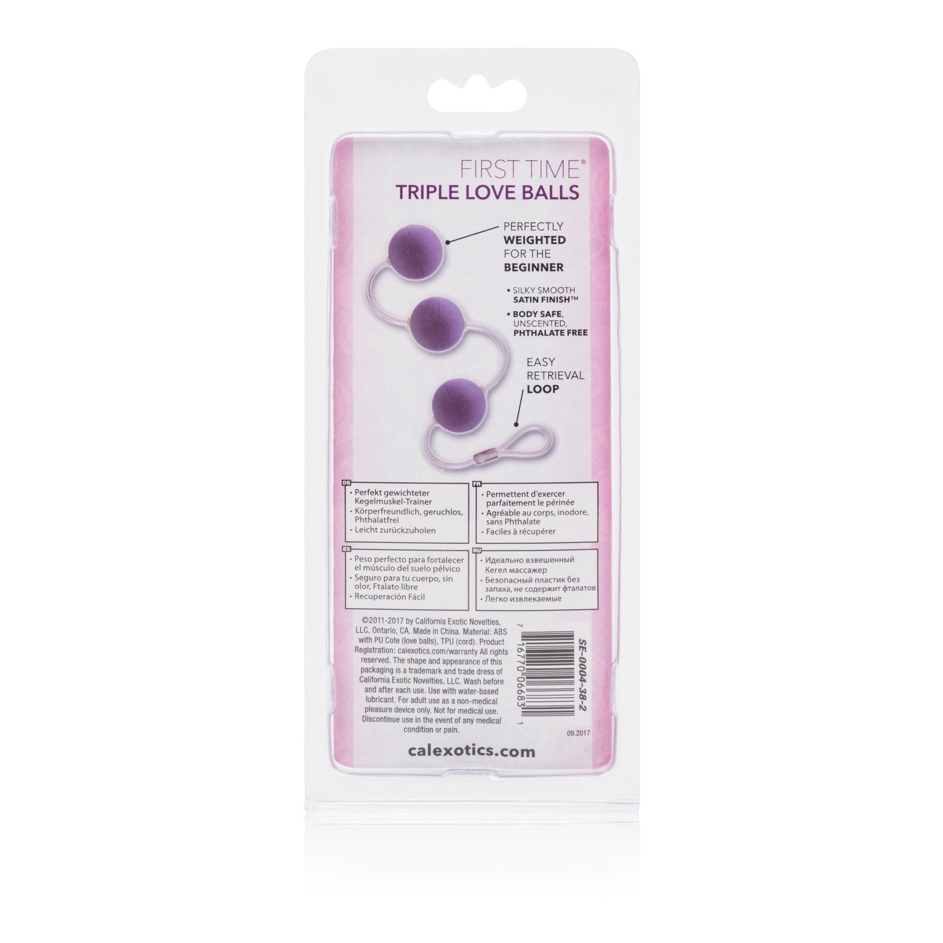 First Time Love Balls Triple Lovers - Purple SE0004382