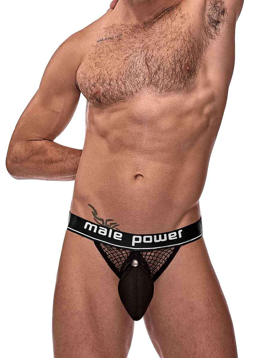 Cock Pit Net Cock Ring Jock - S/ M - Black MP-346260BKSM