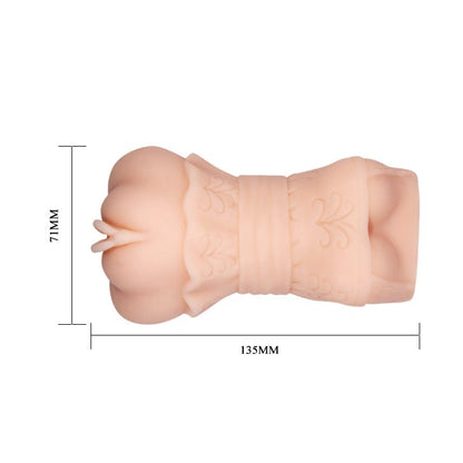 Crazy Bull No Lube Masturbator Sleeve - Realistic Pussy Skin-Like Texture BM-009202K