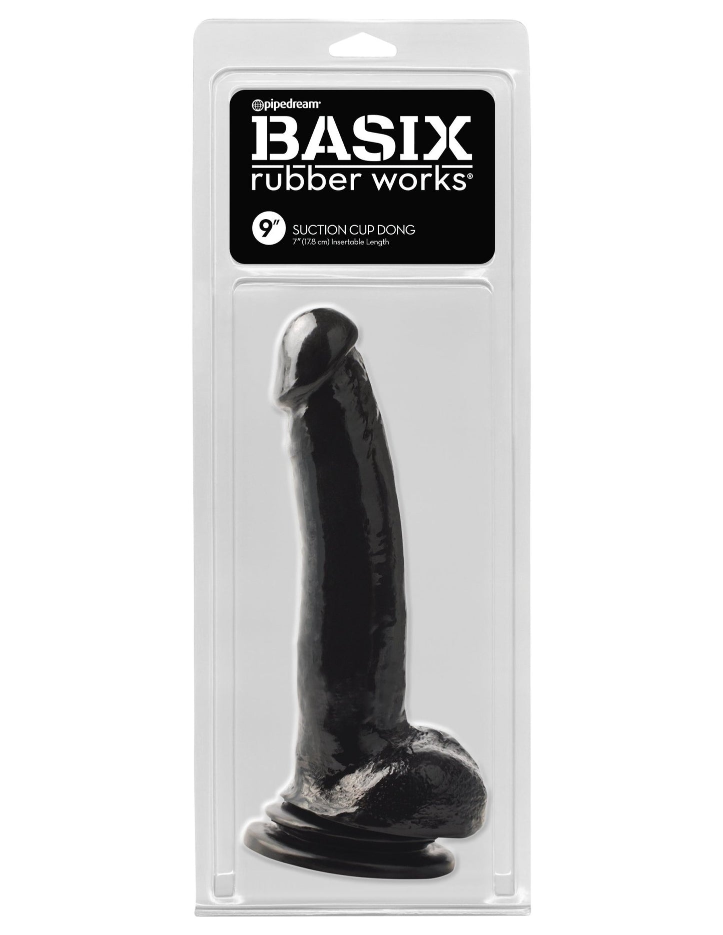 Basix Rubber Works 9 Inch Suction Cup Thicky - Black PD4310-23