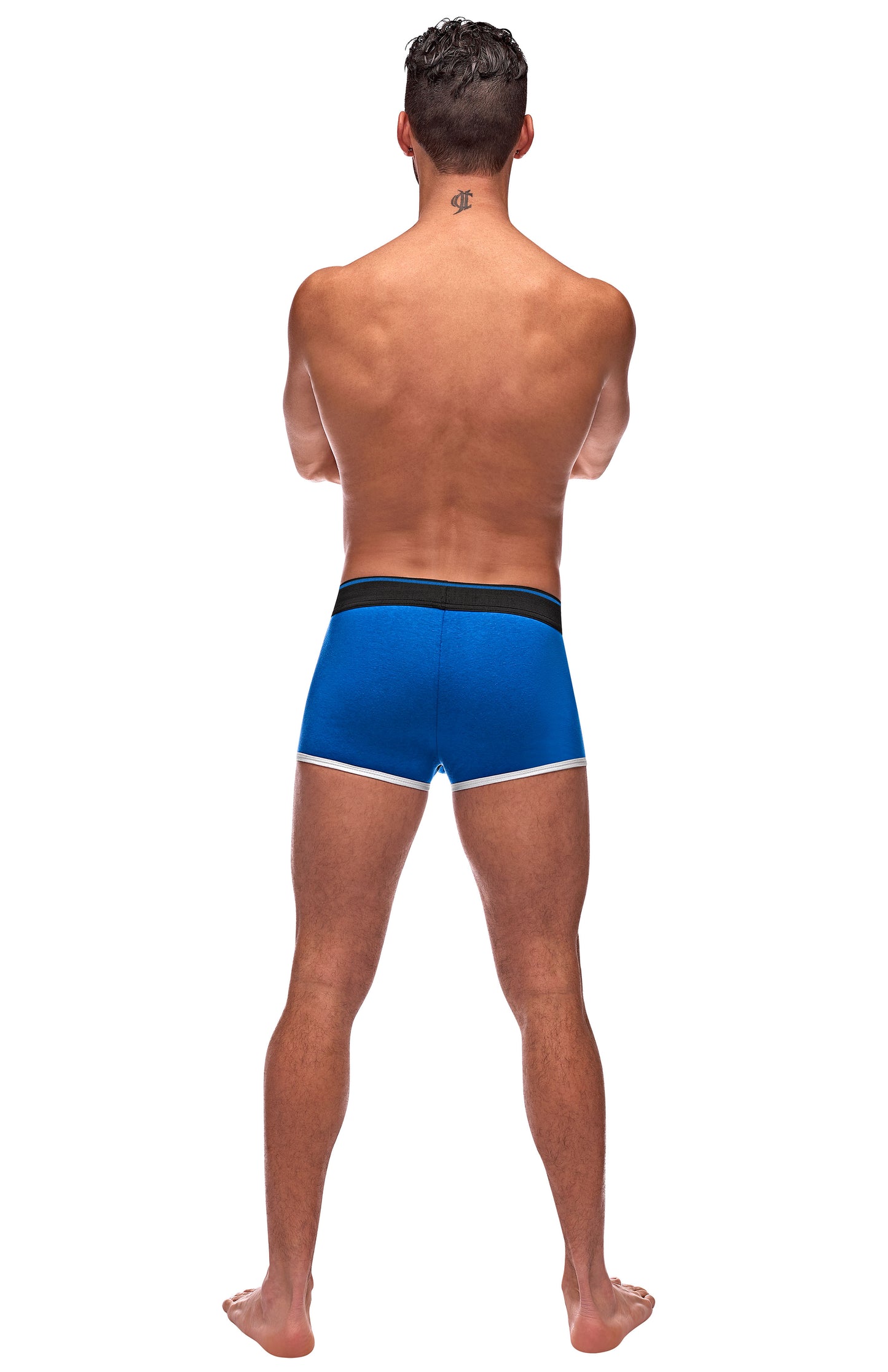 Retro Sport Panel Short - Medium - Blue/ Black MP-155265RBMD