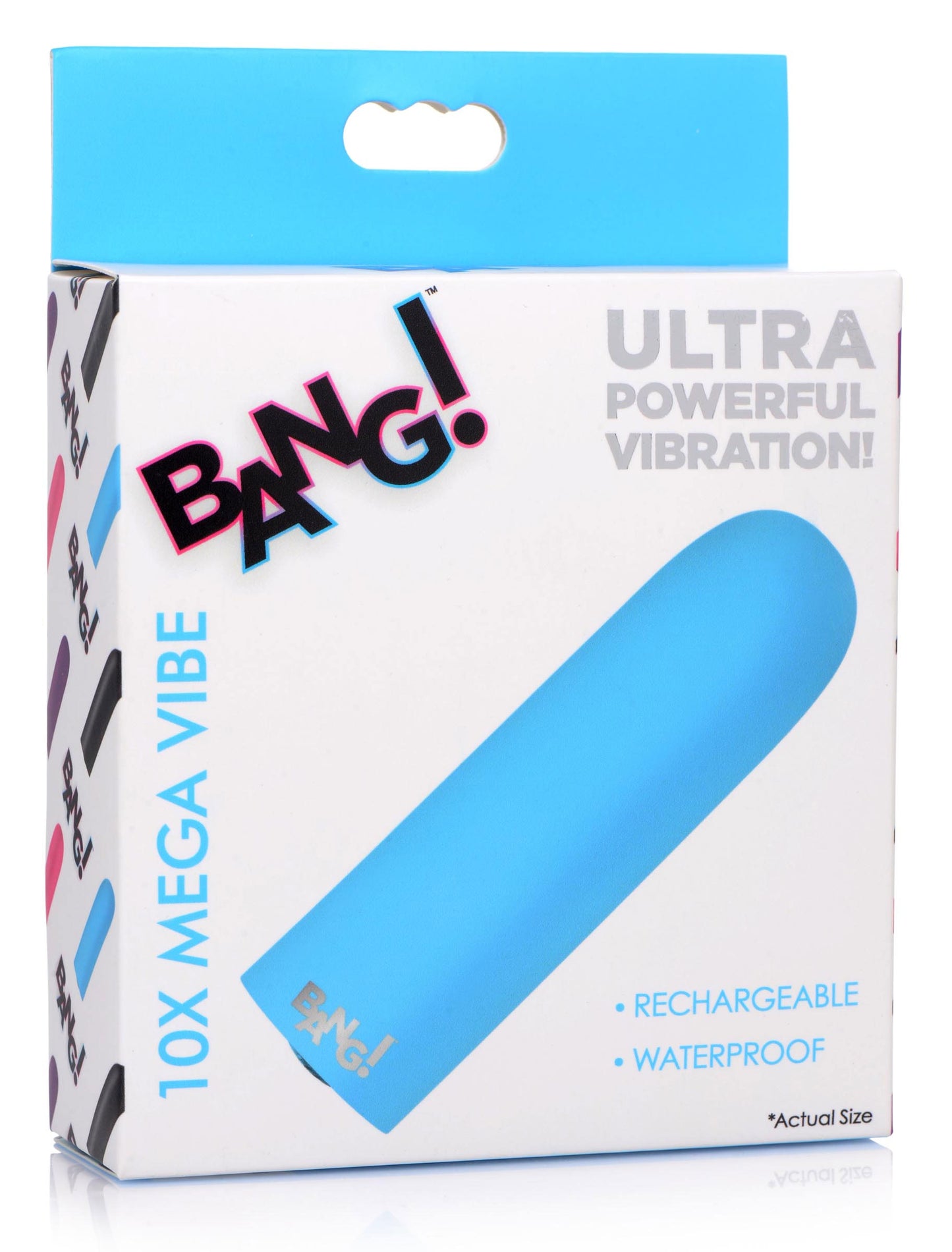 10x Mega Vibrator - Blue BNG-AG749-BLUE