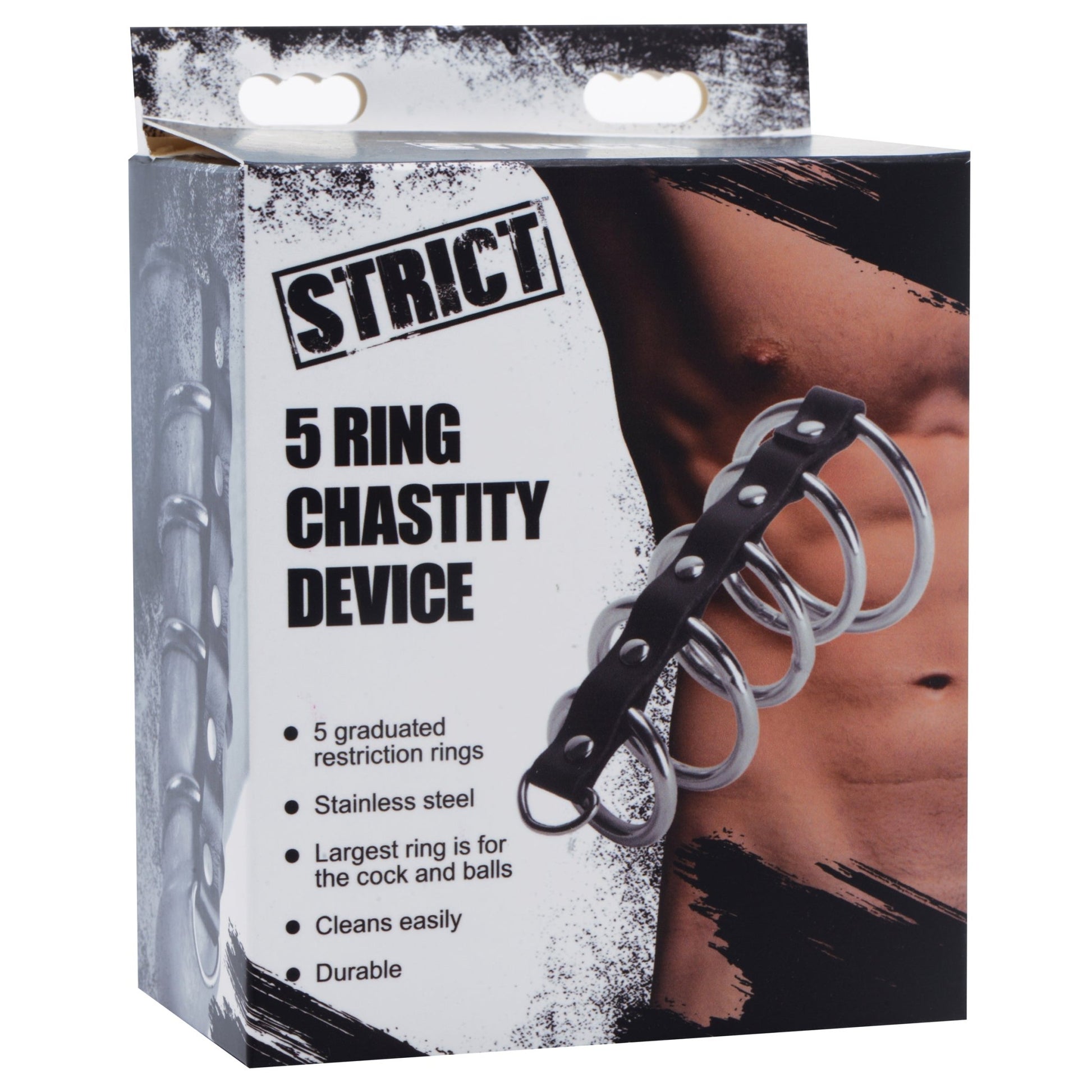 5 Ring Chastity Device STR-AE888