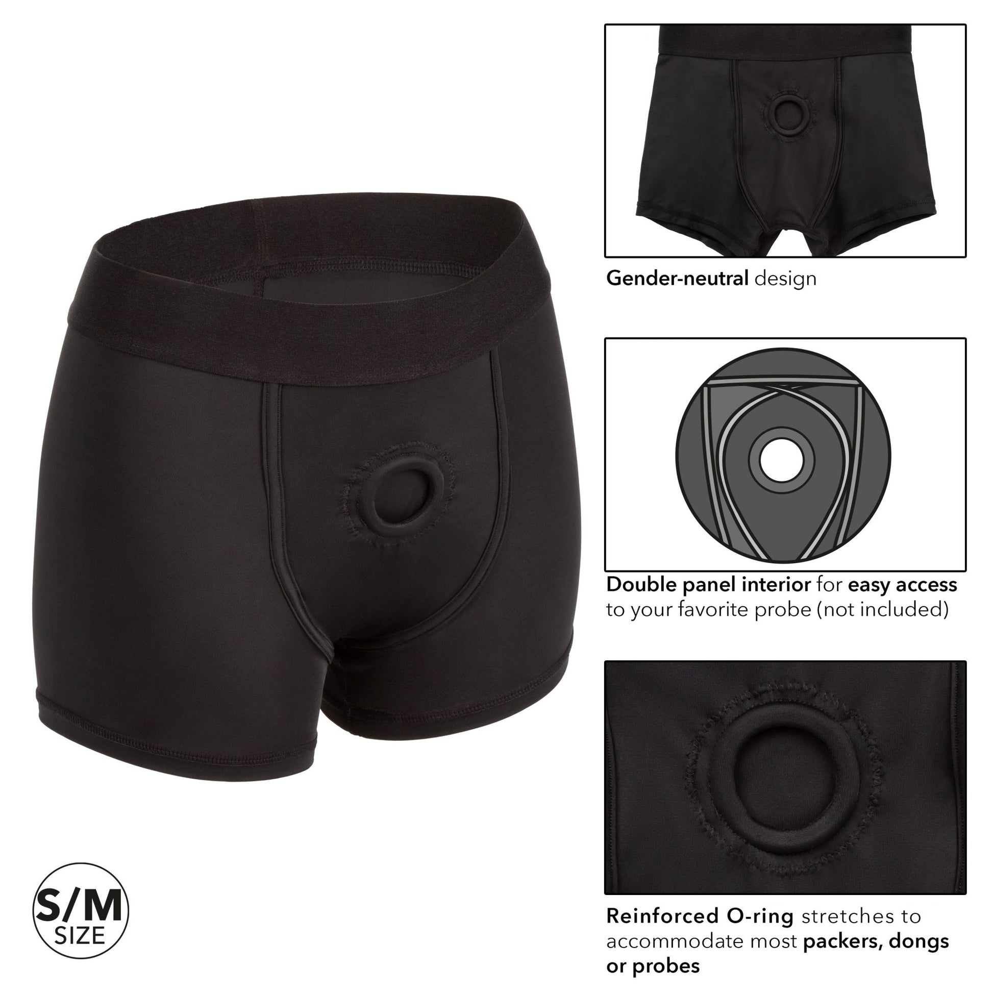 Boundless Boxer Brief - S/m - Black SE2701273