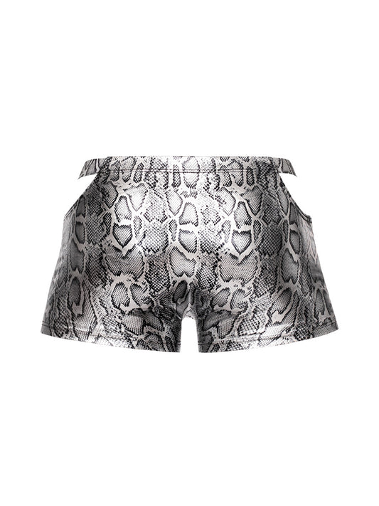 s'naked Pouch Short - Small - Silver/black MP-153282SKSM