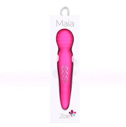 Zoe Twisty Dual Vibrating Pleasure Wand - Pink MTAV302-PK