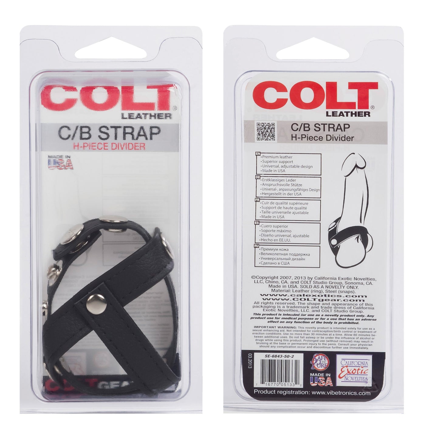 Colt Leather C/b Strap H-Piece Divider SE6843502