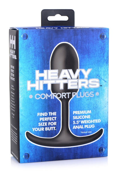 Premium Silicone Weighted Anal Plug - Medium HVY-AG472-MED