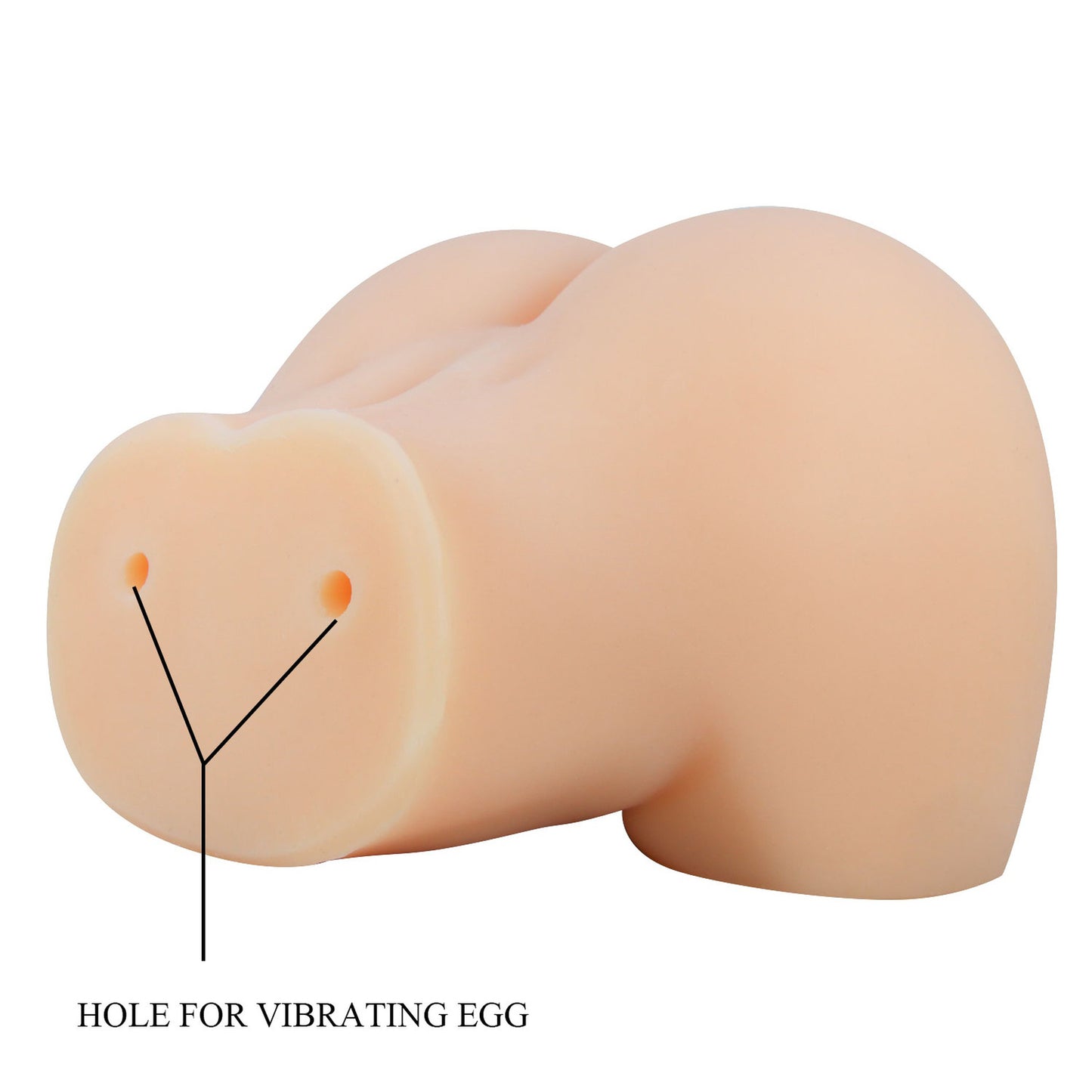 Mila Realistic Vagina and Ass Vibrator - Light BM-009243Z