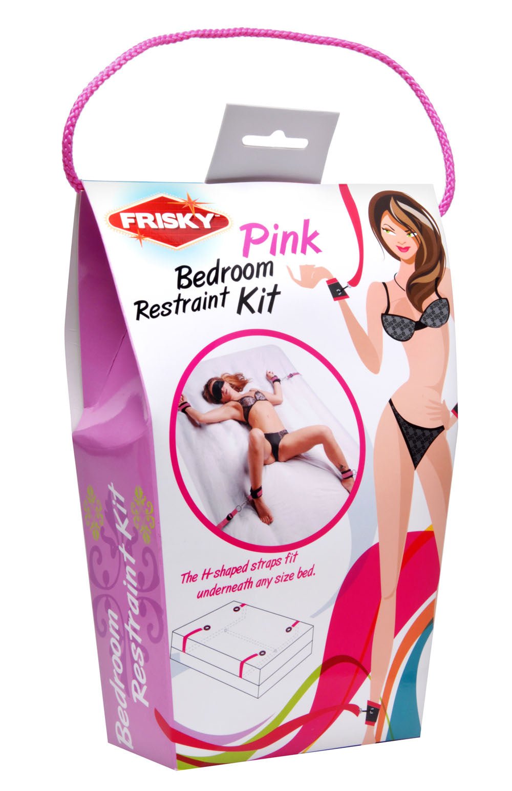 Frisky Pink Bedroom Restraint Kit FR-AD257