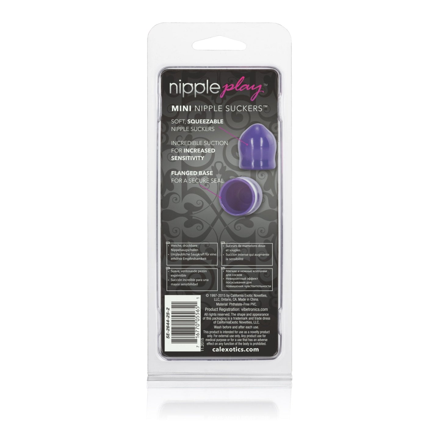 Nipple Play Mini Nipple Suckers - Purple SE2644252