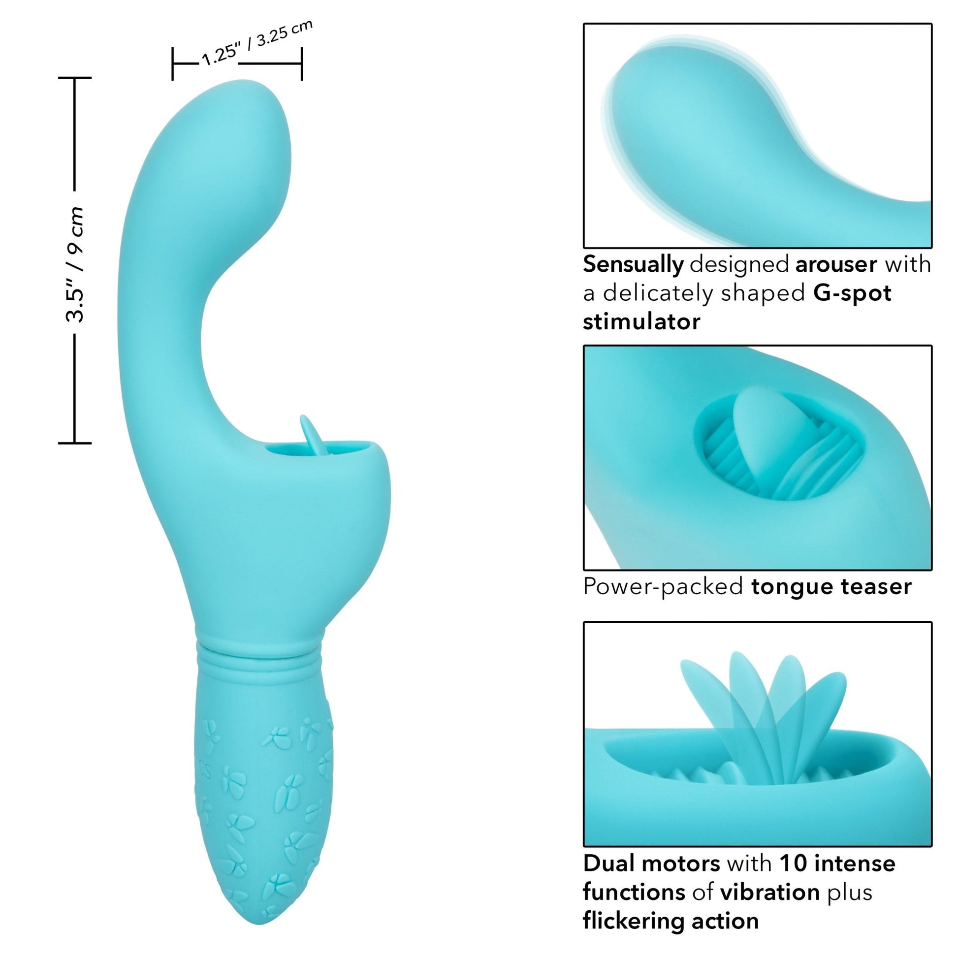 Rechargeable Butterfly Kiss Flicker - Blue SE0783303