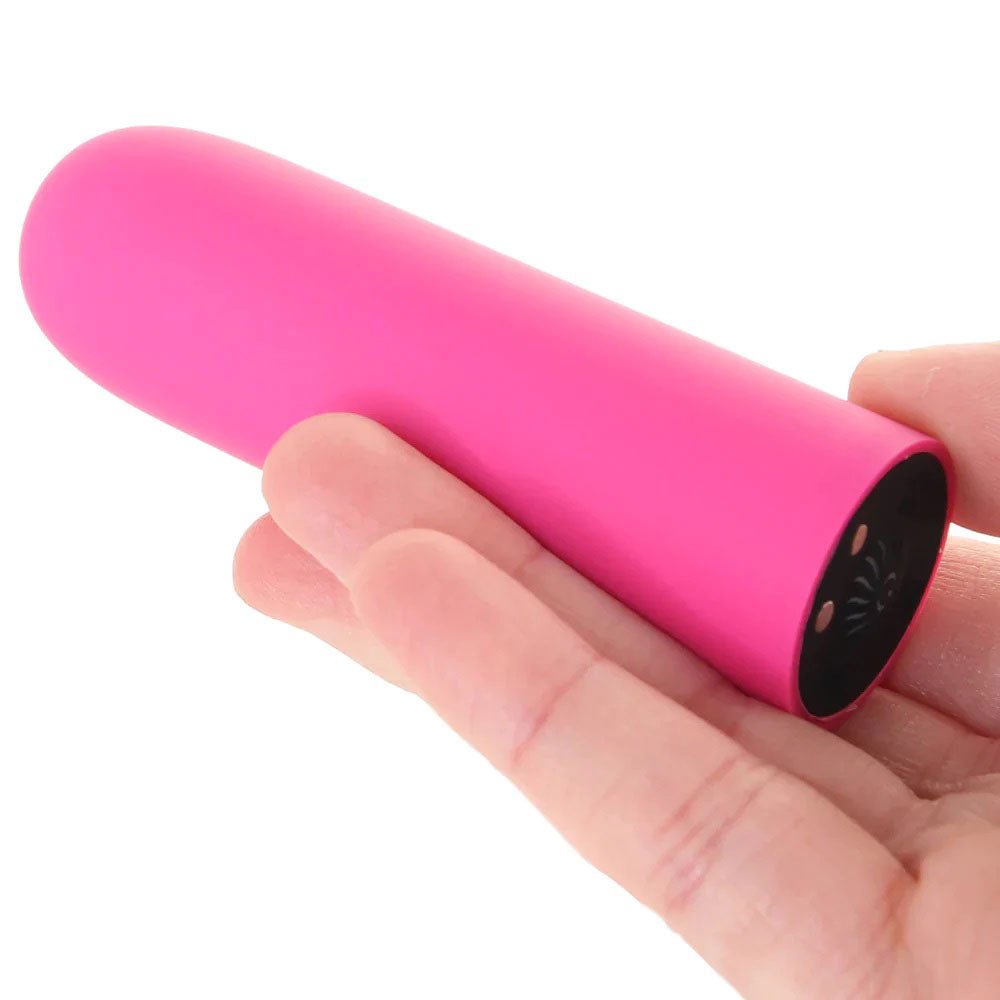 Pink Pussycat Vibrating Silicone Bullet - Pink CG-PPSB