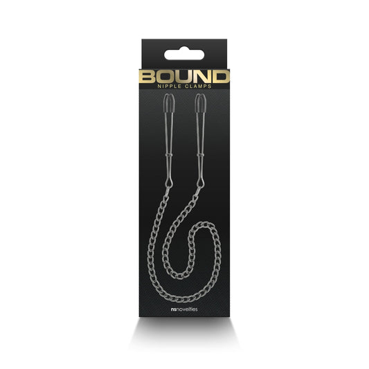 Bound - Nipple Clamps - Dc3 - Gunmetal NSN-1303-11